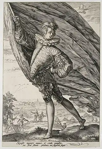Le Porte-étendard, 1587