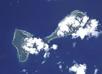 Vue aérienne d'Ofu et Olosega.