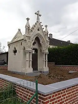 Chapelle Sainte-Face, Saint-Georges et Saint-Antoine pendant la restauration.
