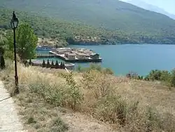 Vue depuis la route Ohrid - Saint-Naum.