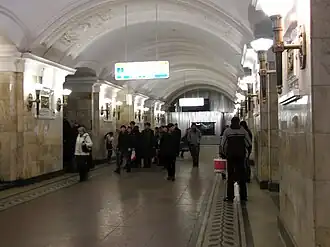 Image illustrative de l’article Oktiabrskaïa (métro de Moscou, ligne Koltsevaïa)