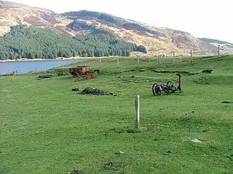 Anciennes machines agricoles à Scalpay