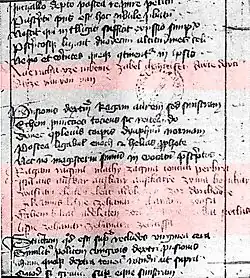 Oldest Surviving Albanian Text