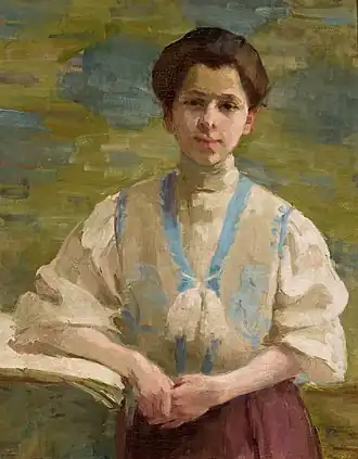 Autoportrait, Olga Boznańska, 1893