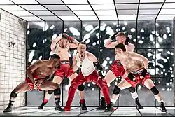 Description de l'image Olly Alexander Eurovision Song Contest 2024 Final Malmö dress rehearsal semi 1.jpg.