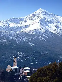 Vue du San Parteo depuis Olmi-Cappella.