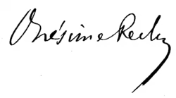 signature d'Onésime Reclus