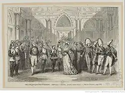  Scène finale de l'acte 2 : Marietta devient archiduchesse.