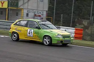 Opel Astra 2.0 GSI en compétition