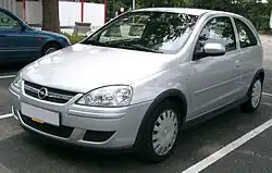 Opel Corsa trois portes (2003–2006)