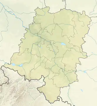 Voir sur la carte topographique de la Voïvodie d'Opole
