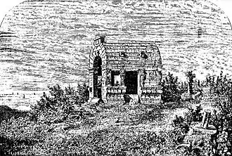 L'oratoire de Plougasnou, dessin d'Albert Tissandier, 1878