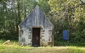 Face de l'oratoire de Sant-Gelvest.