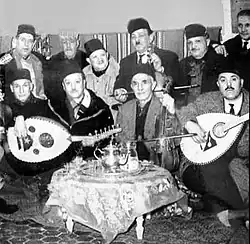 Orchestre algérien de musique arabo-andalouse.