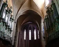 Les deux façades de l'orgue.