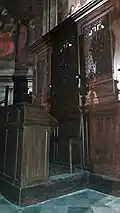 Buffet de l'orgue de chœur Mader.