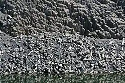 Photo d'orgues basaltiques.