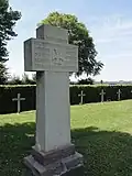 Croix commémorant 17 soldats allemands tombés le 30 août 1914.