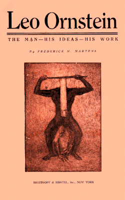 Couverture d'un livre sur Leo Ornstein