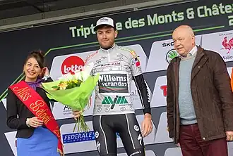 Brecht Dhaene est leader du classement de la montagne.