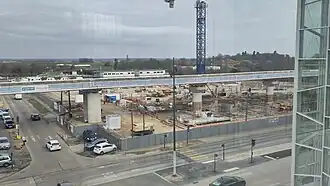 Chantier en février 2023.