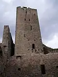 Le donjon vu de l'intérieur.