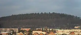 L'Ortimont depuis la zone marchande d'Hellieule.