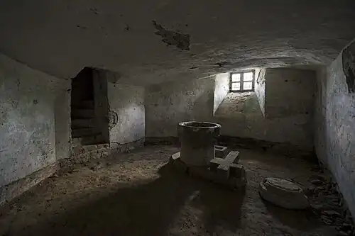 La crypte sous le chevet.