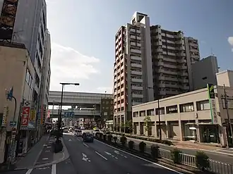 Environs de la station