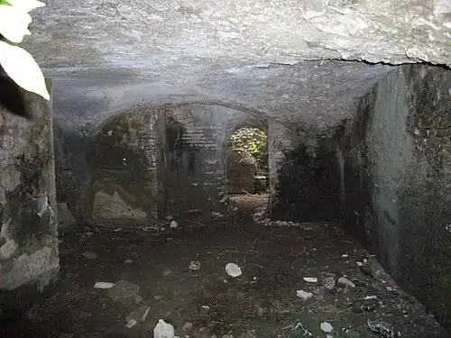 L'intérieur de l'entrée.