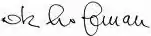 signature d'Ota Hofman