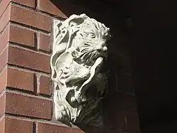 Chimère représentant une loutre, 3rd Avenue North, Edmonds près de Seattle.