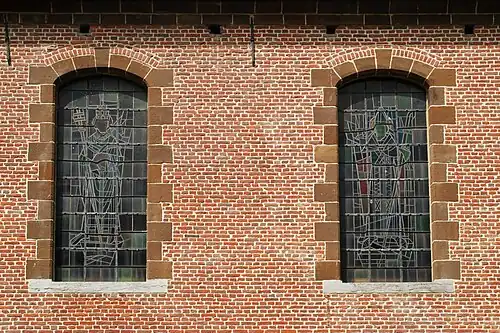 Fenêtres de la façade sud.