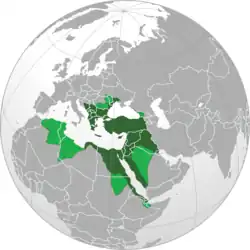 L'Empire Ottoman en 1774.