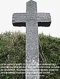 Croix d'occis monumentale datée 1614.