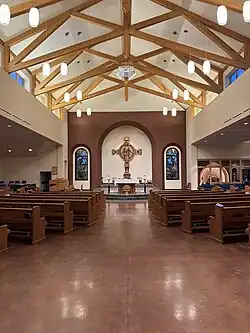 Intérieur de la cathédrale Notre-Dame-de-Guadalupe d'Anchorage.