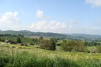 Le Morvan à Ouroux-en-Morvan, dans l'est.