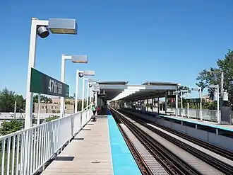 Image illustrative de l’article 47th (ligne verte du métro de Chicago)