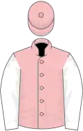 Pink, white sleeves