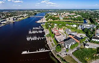 Le fleuve à Pärnu