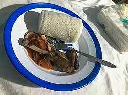 Un plat d’ablo à base de riz