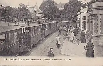 La gare principale de Périgueux Francheville.