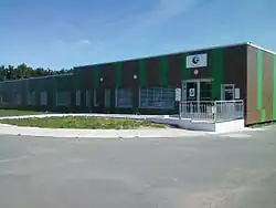 Le nouveau bâtiment de Pôle Emploi.