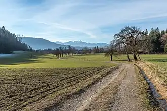 Autour du village de Winklern.