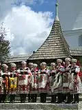 Hongrois du pays de Călata, lors d'une fête populaire.