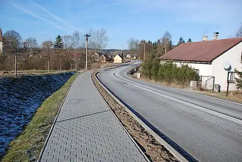 Entrée de Trhové Kamenice.