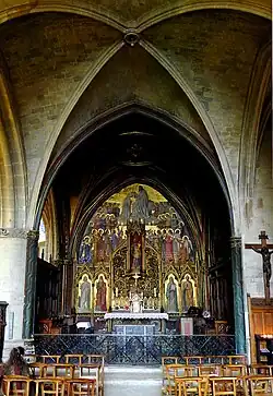 Chapelle de la Vierge du collatéral sud.
