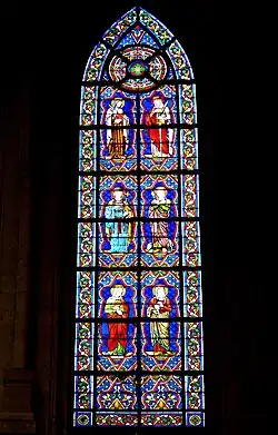 Vitrail du chœur à une lancette.