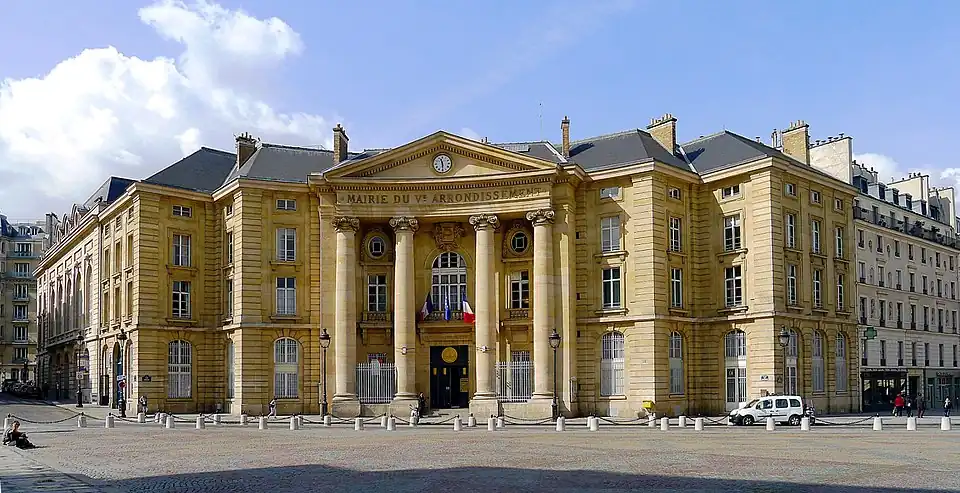 Mairie du 5e&nbsp;arrondissement de Paris.