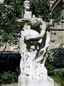 Jules Desbois, Monument à Puvis de Chavannes (1924), Paris (5e), square Samuel-Paty.
